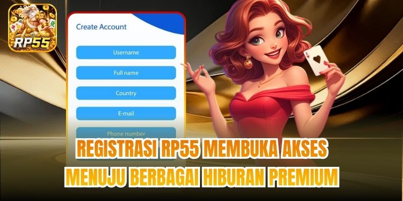 Registrasi RP55 membuka akses menuju berbagai hiburan premium